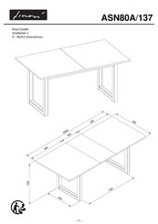 finori ASN80A/137 Instrucciones De Montaje