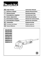 Makita GA4040C Manual De Instrucciones