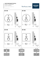 Grohe GROHTHERM SMARTCONTROL 29 163 Instrucciones De Instalación