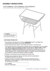 Cheyenne Products CPFH1076BWHTE Instrucciones Para Armar