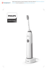 Philips DailyClean Sonicare CleanCare HX3212/03 Manual Del Usuario