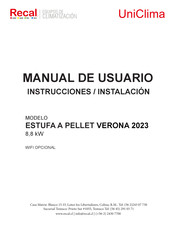 RECAL UniClima VERONA 2023 8,8 kW Manual De Usuario