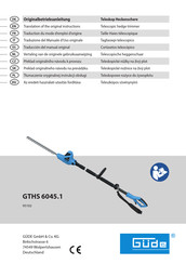 Gude 95102 Traducción Del Manual Original