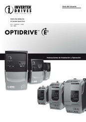 Invertek Drives OPTIDRIVE E2 Guia Del Usuario