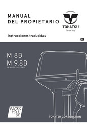 TOHATSU M 9.8B Manual Del Propietário