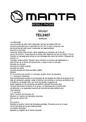 Manta TEL2407 Manual De Instrucciones