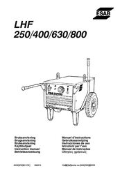 ESAB LHF 250 Instrucciones De Uso