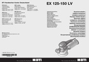 BTI EX 125-150 LV Manual Original