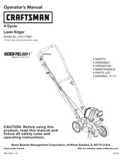 Craftsman 316.77380 Serie Manual Del Operador