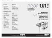 BTI PROFILINE BTI-BH 5-40 ME Instrucciones De Servicio