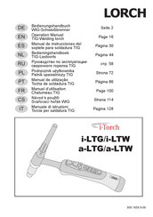 LORCH i-Torch i-LTG Manual De Instrucciones