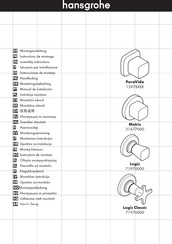 Hansgrohe Metris 31677000 Instrucciones De Montaje