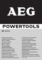 AEG BS 12 C2 Manual Original