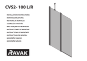 RAVAK CVS2- 100 L Instrucciones De Montaje