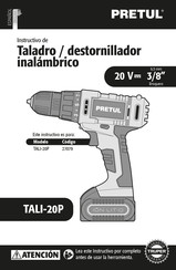 PRETUL 27079 Manual De Instrucciones