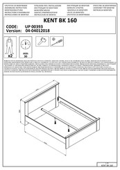 Forma Ideale KENT BK 160 UP 00393 Instrucciones De Montaje