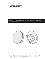 Bose Virtually Invisible 791 II serie Guia Del Usuario