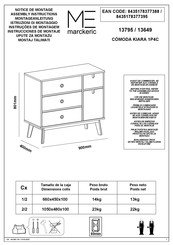 MARCKERIC 13649 Instrucciones De Montaje