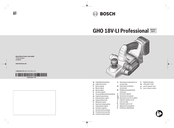 Bosch Professional GHO 18 V-LI Manual Original