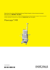 Sartorius Maxicaps MR Instrucciones De Manejo Originales