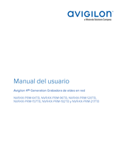 Motorola Solutions Avigilon NVR4X-PRM-217TB Manual Del Usuario