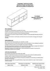 Hudson & Canal TV1407 Instrucciones De Montaje