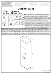 Forma Ideale UMBRIA 1K VS UP 00910 Instrucciones De Montaje