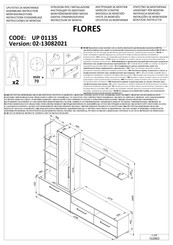 Forma Ideale FLORES UP 01135 Instrucciones De Montaje