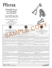 Pfister SANTIAGO R89-808 Manual De Instrucciones