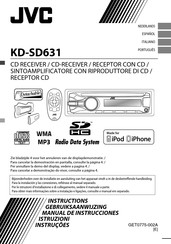 JVC KD-SD631 Manual De Instrucciones