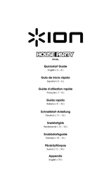 ION Audio HOUSE PARTY iPA18L Guia De Inicio Rapido