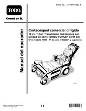 Toro TURBO FORCE 30071 Manual Del Operador