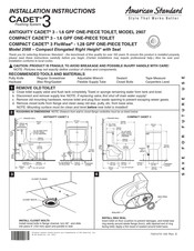 American Standard 2907 Manual De Instrucciones