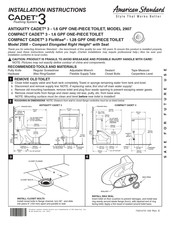 American Standard 2568 Manual De Instrucciones