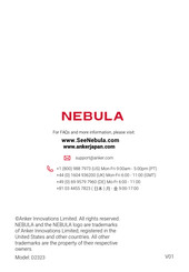 Nebula Mars II Pro Manual Del Usuario