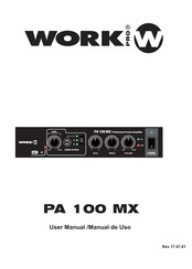 Work Pro W PA 100 MX Manual De Uso