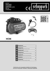 Scheppach HC06 Traduccion Del Manual De Instrucciones Originale