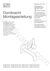 Dornbracht 36 861 782-FF 0010 Instrucciones De Montaje