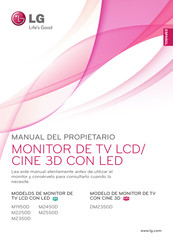 LG M2450D Manual Del Propietário