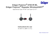 Dräger Polytron Repeater WirelessHART 6700 IR WL Manual Del Usuario