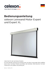 Celexon Leinwand Motor Expert XL Manual De Instrucciones