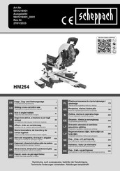 Scheppach HM254 Traduccion Del Manual De Instrucciones Originale