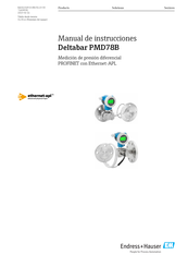 Endress+Hauser Deltabar PMD78B Manual De Instrucciones