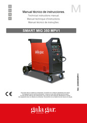 gala gar SMART MIG 350 MPV1 Manual Técnico De Instrucciones
