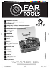 Far Tools MG 130 Traduccion Del Manual De Instrucciones Originales