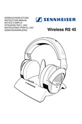 Sennheiser Wireless RS 45 Instruciones Para El Uso