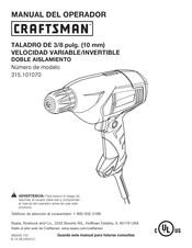 Craftsman 315.101070 Manual Del Operador