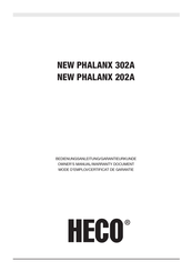 Heco NEW PHALANX 302A Manual Del Usuario