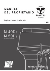 TOHATSU M 50D2 Manual Del Propietário