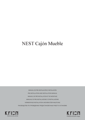 KRION NEST 152x50 Manual De Pre-Instalación E Instalación